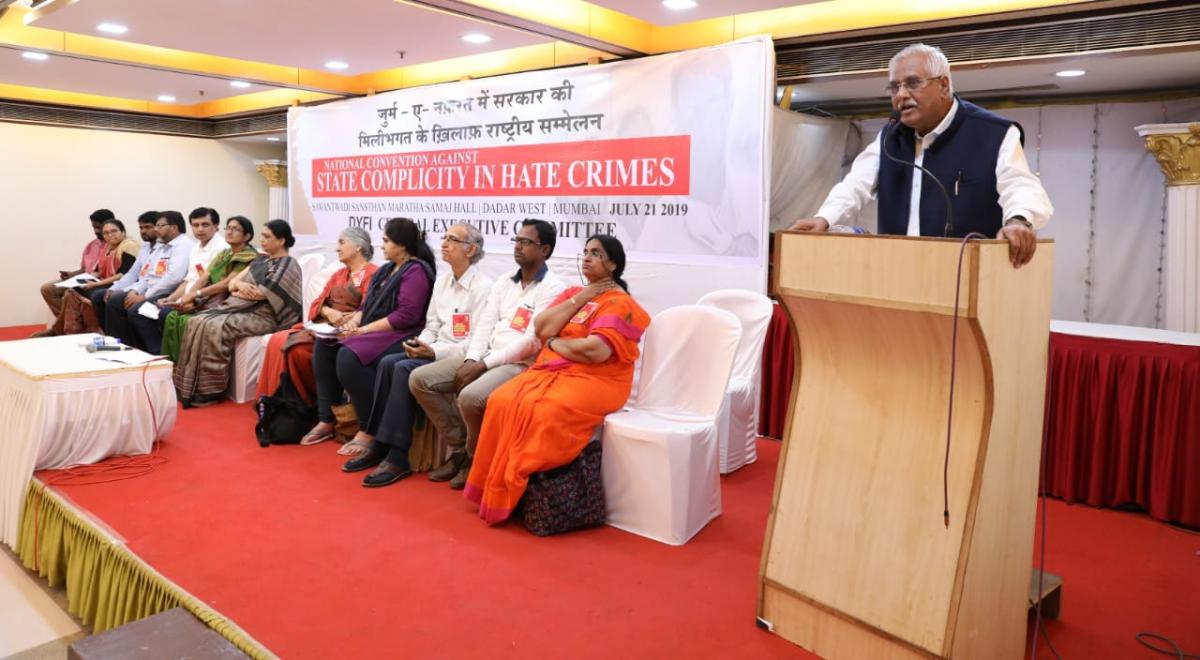 Against hate crimes