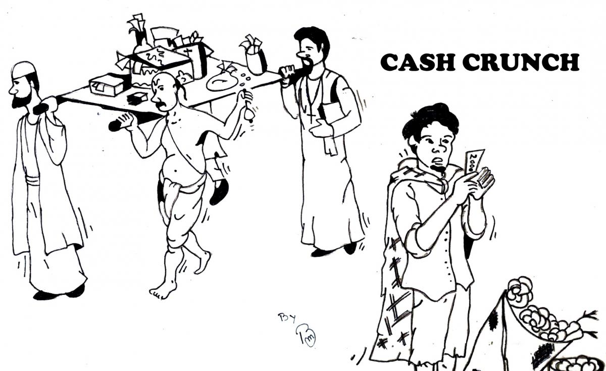 migrants form m for â  Money Demonetisation Mayhem Cartoons SabrangIndia