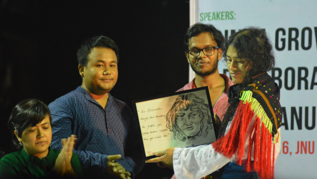 Irom Sharmila at JNU
