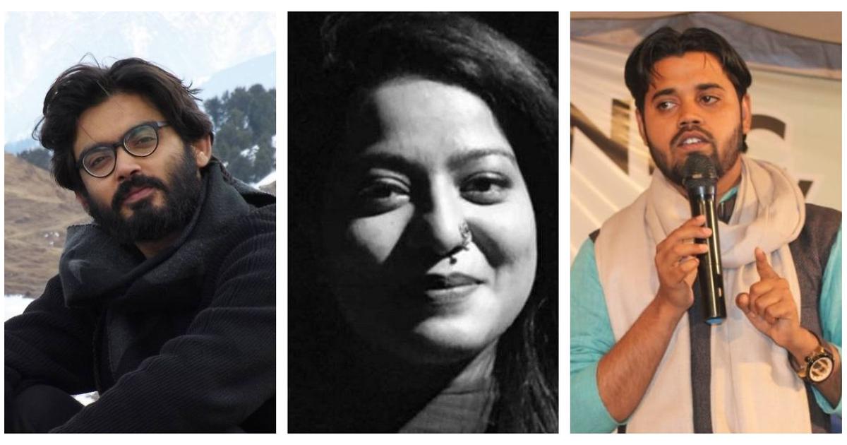  Sharjeel Imam, Asif Tanha, Safoora Zargar