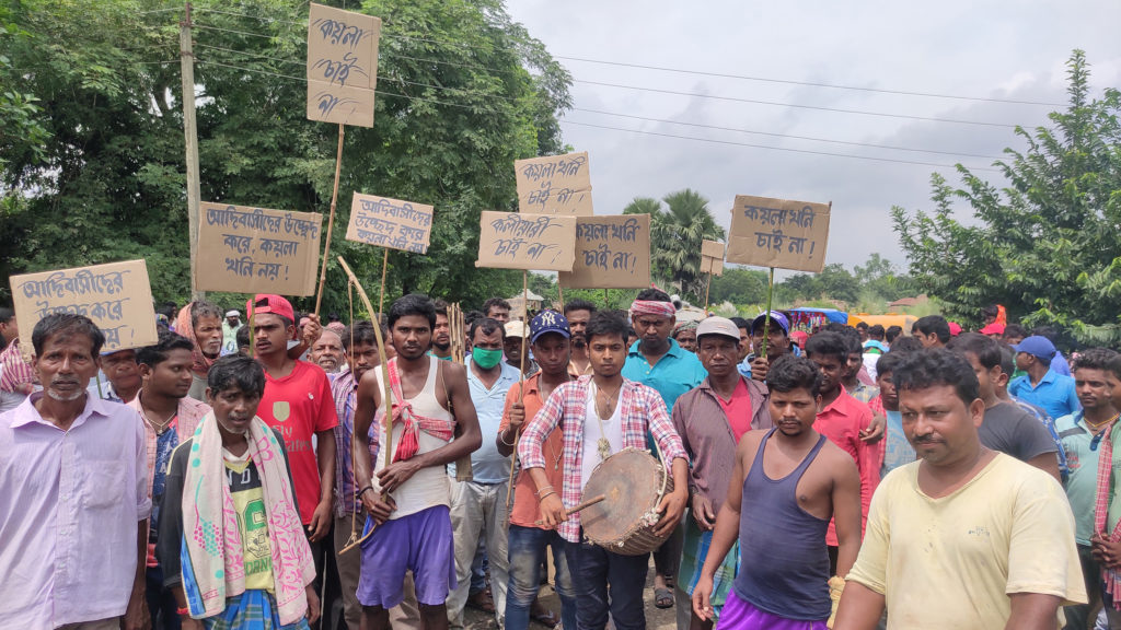 Birbhum: Adivasis opposing coal mining project get support from SKM