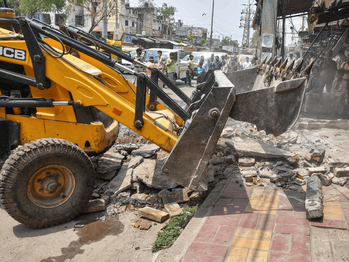 Madrasa demolished