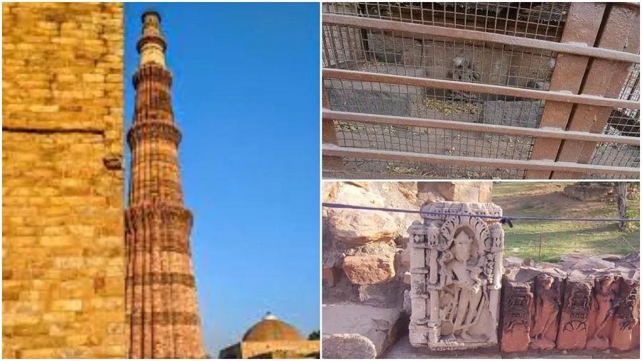 Why does NMA want to relocate two Ganesha idols from the Qutub Minar complex?