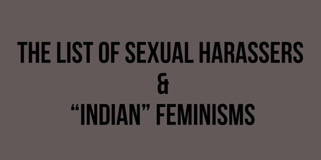 List of sexual harraser