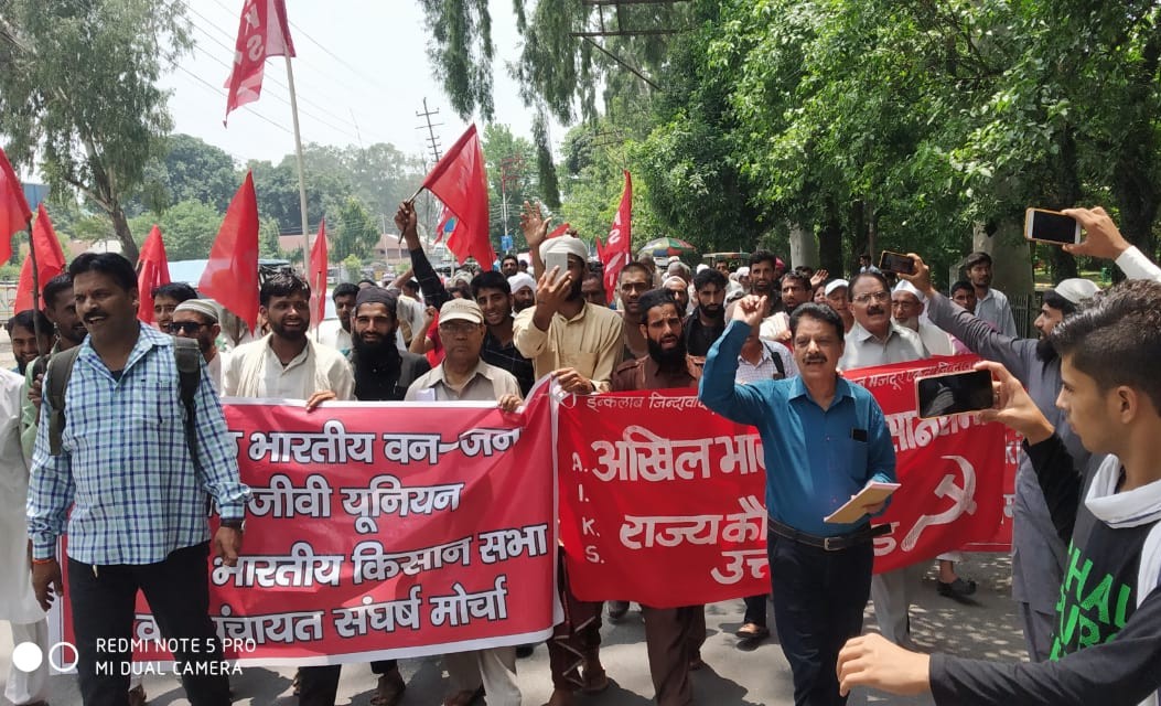 Forest protest
